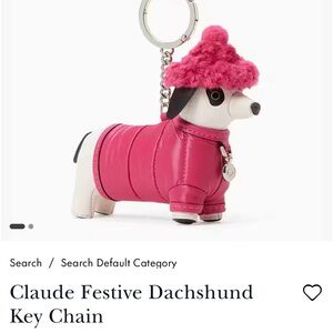 Claude festive keychain.